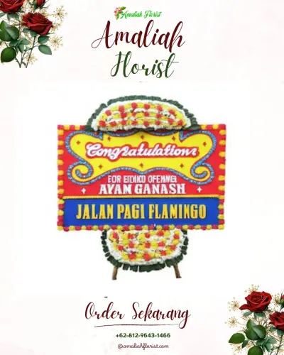 Bunga Papan Congratulation di Madyogondo